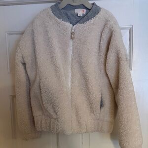 NWOT cozy crewcuts Sherpa jersey lined bomber jacket size 10